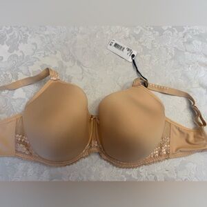 Fantasie Bra Rebecca USA Size 34K Underwire Spacer Molded Cup‎ Beige New